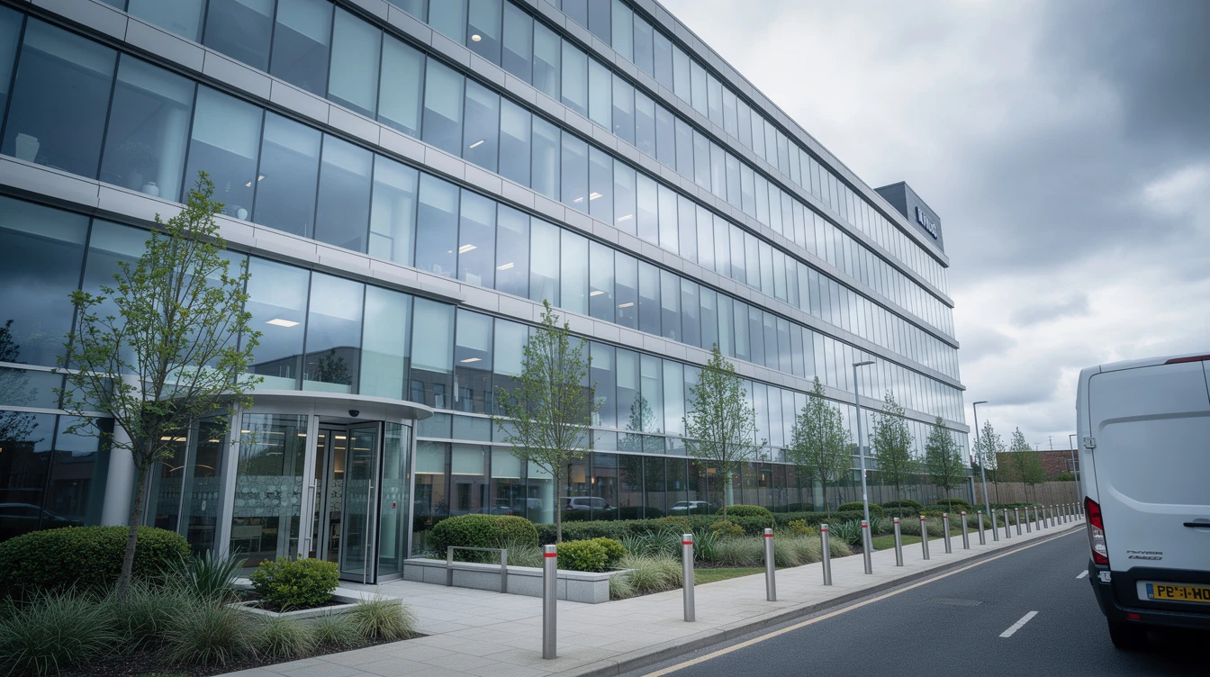 Commercial building representing the industries GMLUK supplies
