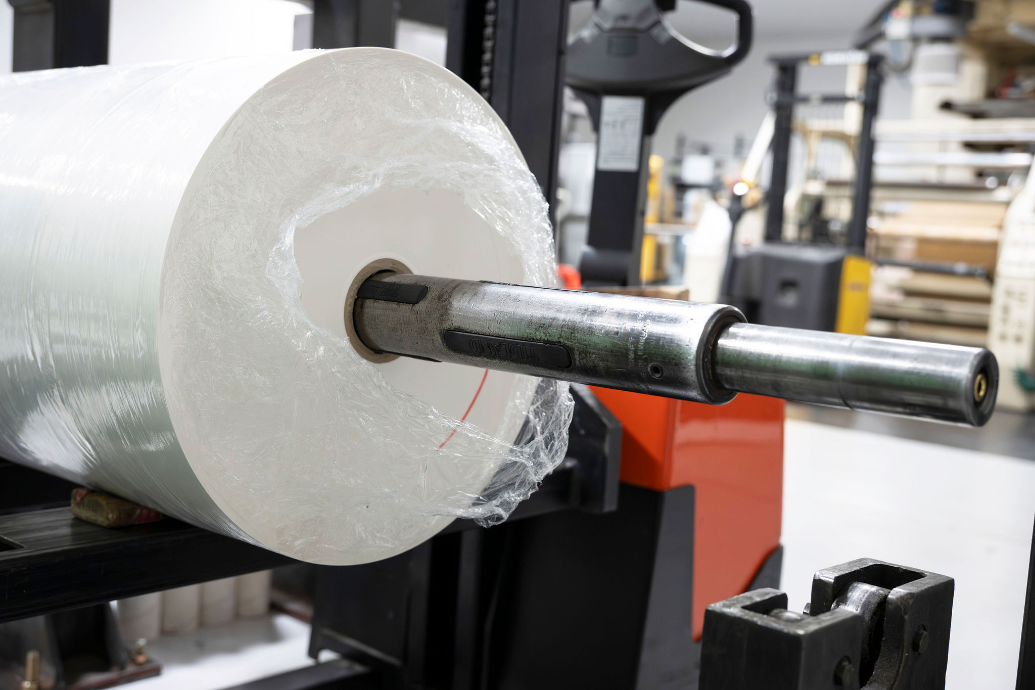 Paper roll production line
